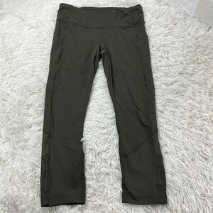 Lululemon Pace Rival Crop *Full-On Luxtreme 22" Dark Olive